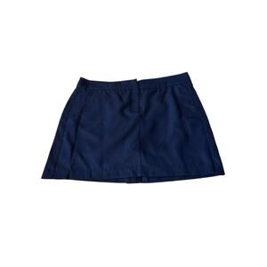 Izod Golf Skort Women's Navy Blue Polyester Pockets Size 14